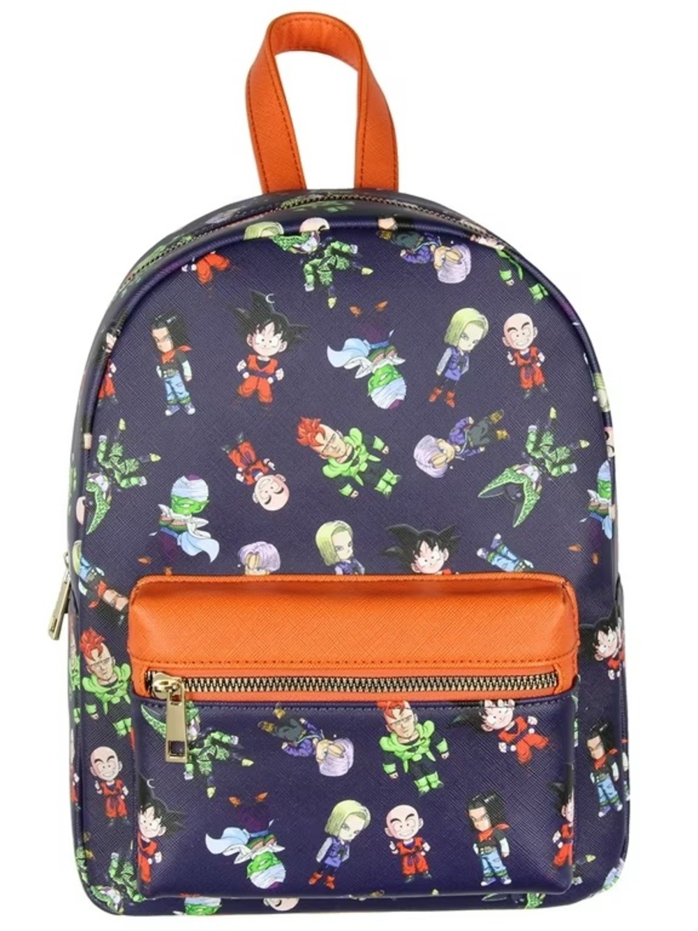 Dragon Ball Z Goku Cell Piccolo Trunks Faux Leather Mini backpack - Picture 2 of 7